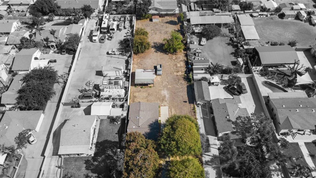 Arial image of 11610 Shoemaker Ave
